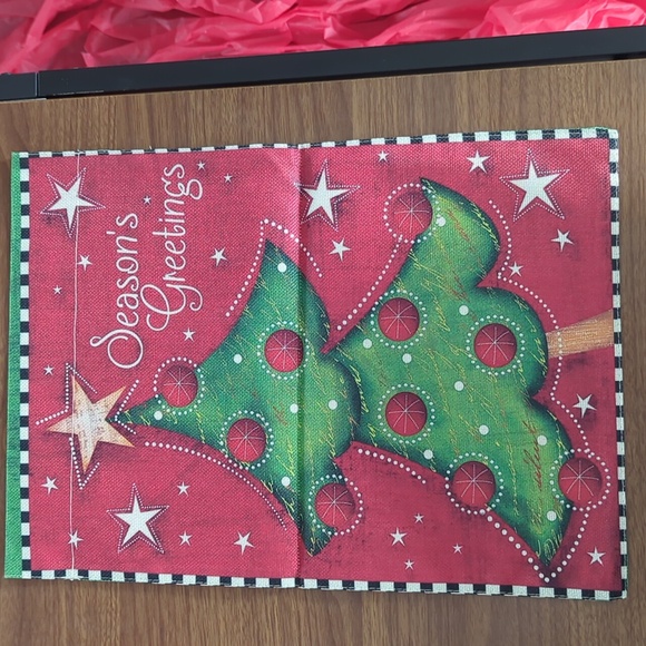 2/$12 Seasons Greeting Holiday Double Sided Garden Flag - Picture 2 of 4